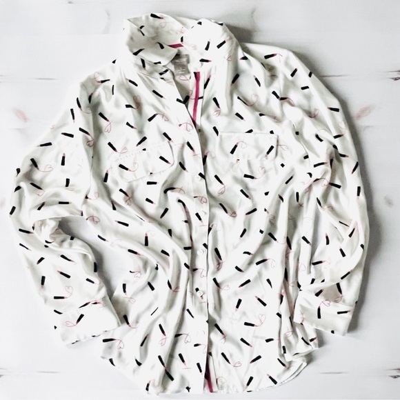 LIPSTICK pattern blouse - Picture 3 of 8